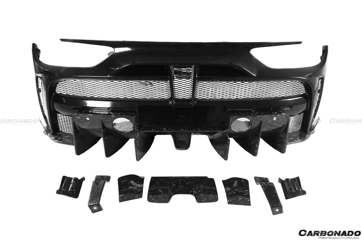 2015-2019 Ferrari 488 GTB & Spider MSY Style Part Carbon Fiber Rear Bumper