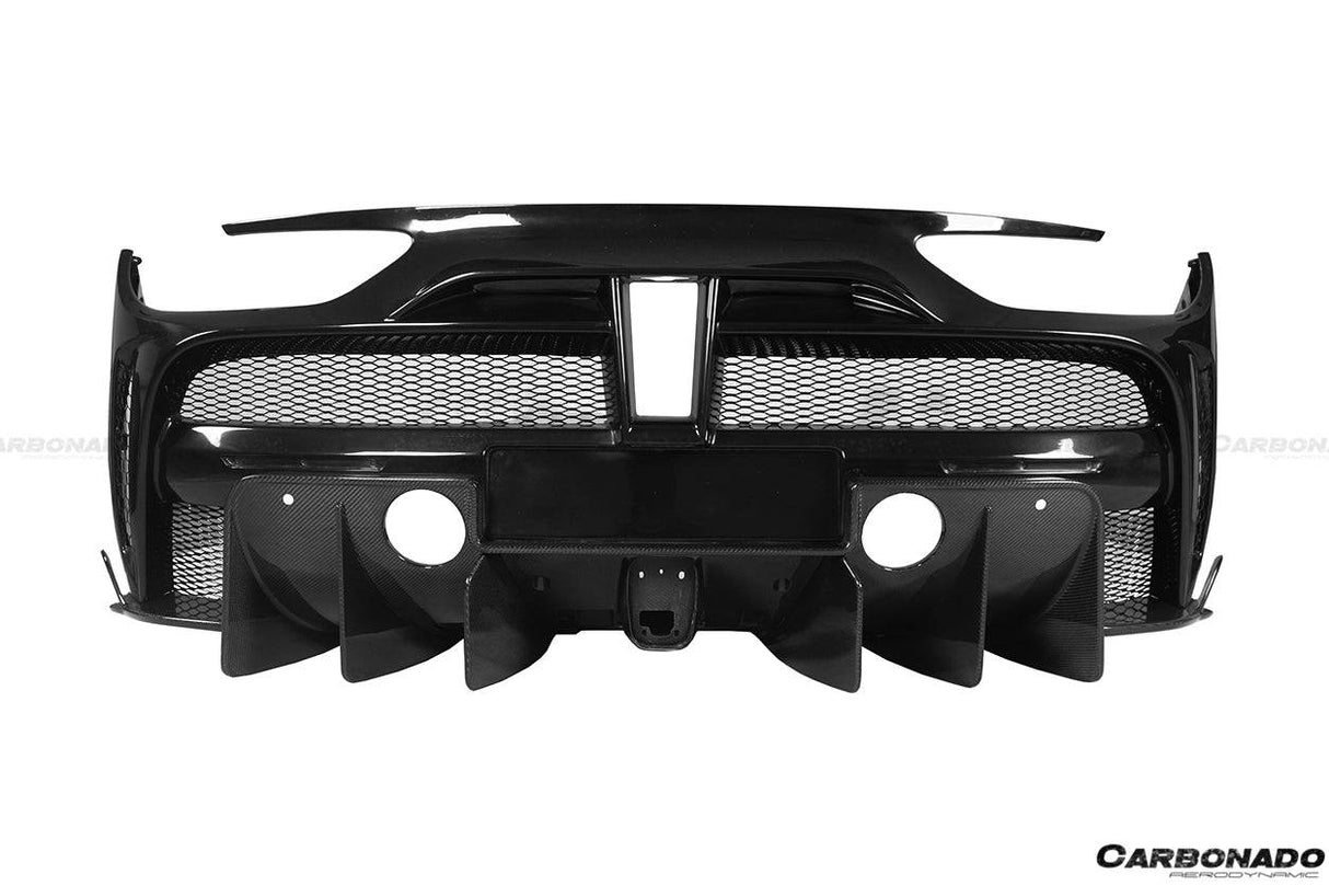 2015-2019 Ferrari 488 GTB & Spider MSY Style Part Carbon Fiber Rear Bumper