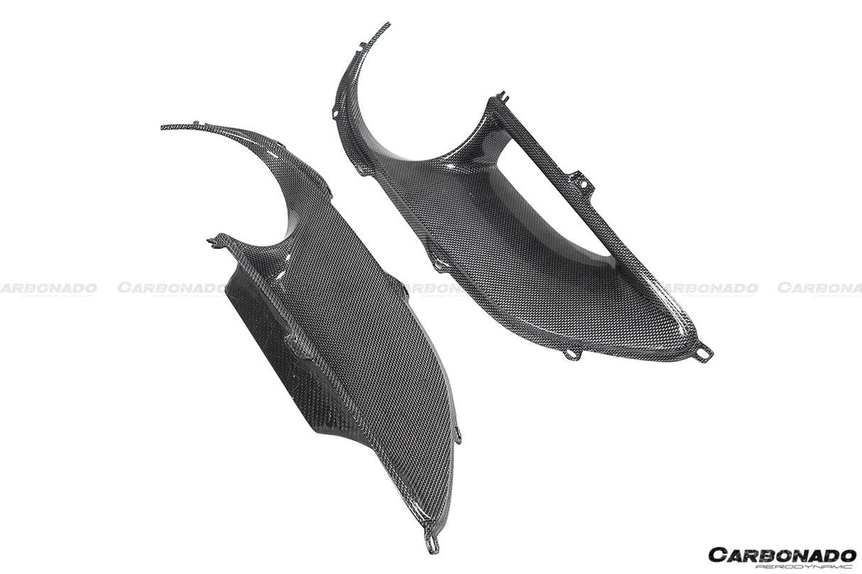 2015-2020 Ferrari 488 GTB Spider OE Style Dry Carbon Fiber Rear Light Satellite Covers