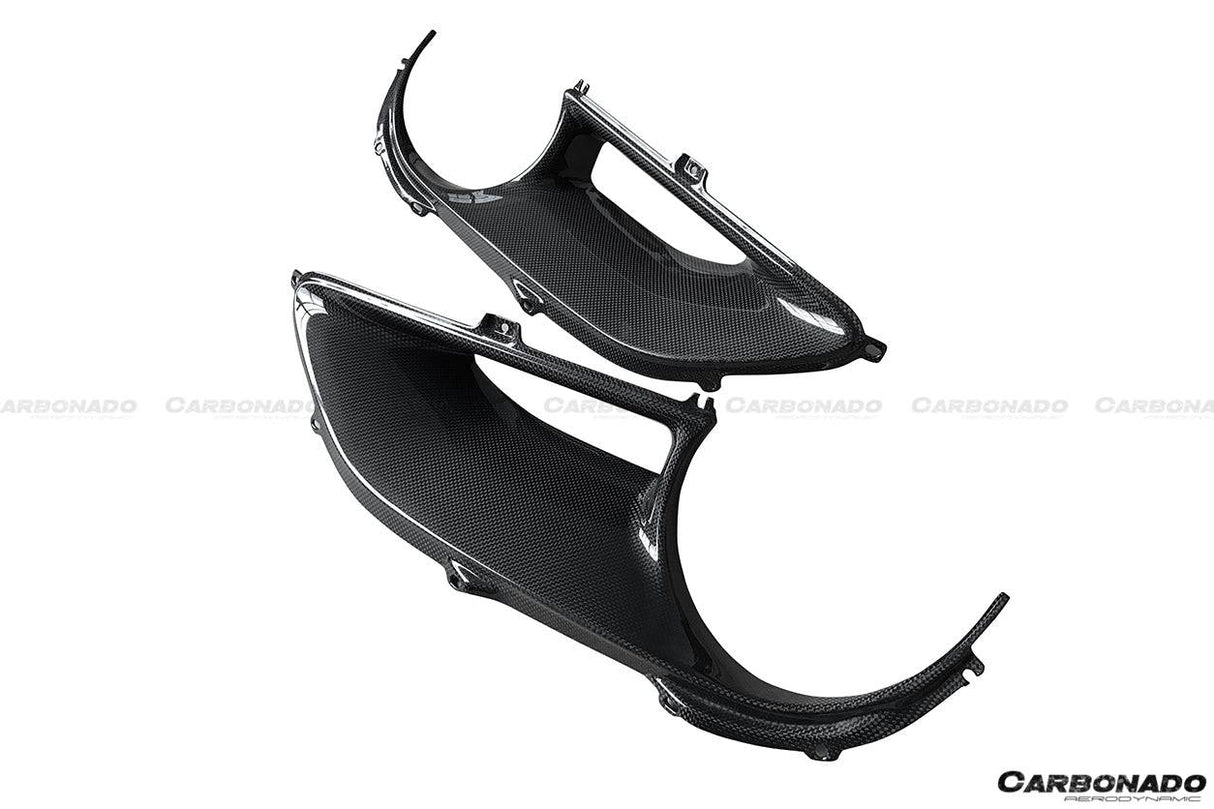 2015-2020 Ferrari 488 GTB Spider OE Style Dry Carbon Fiber Rear Light Satellite Covers