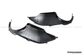 2015-2020 Ferrari 488 GTB Spider OE Style Dry Carbon Fiber Rear Light Satellite Covers