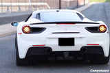 2015-2020 Ferrari 488 GTB Spider OE Style Dry Carbon Fiber Rear Light Satellite Covers
