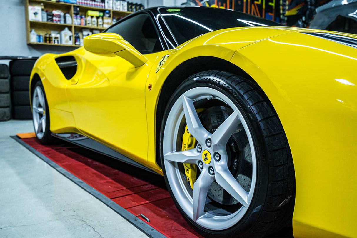 2015-2020 Ferrari 488 GTB Spier OE Style Carbon Fiber Side Skirts