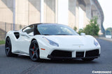 2015-2020 Ferrari 488 GTB Spider OE Style Dry Carbon Fiber Side Air Intake Fins