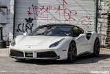 2015-2020 Ferrari 488 GTB Spider OE Style Dry Carbon Fiber Side Air Intake Fins