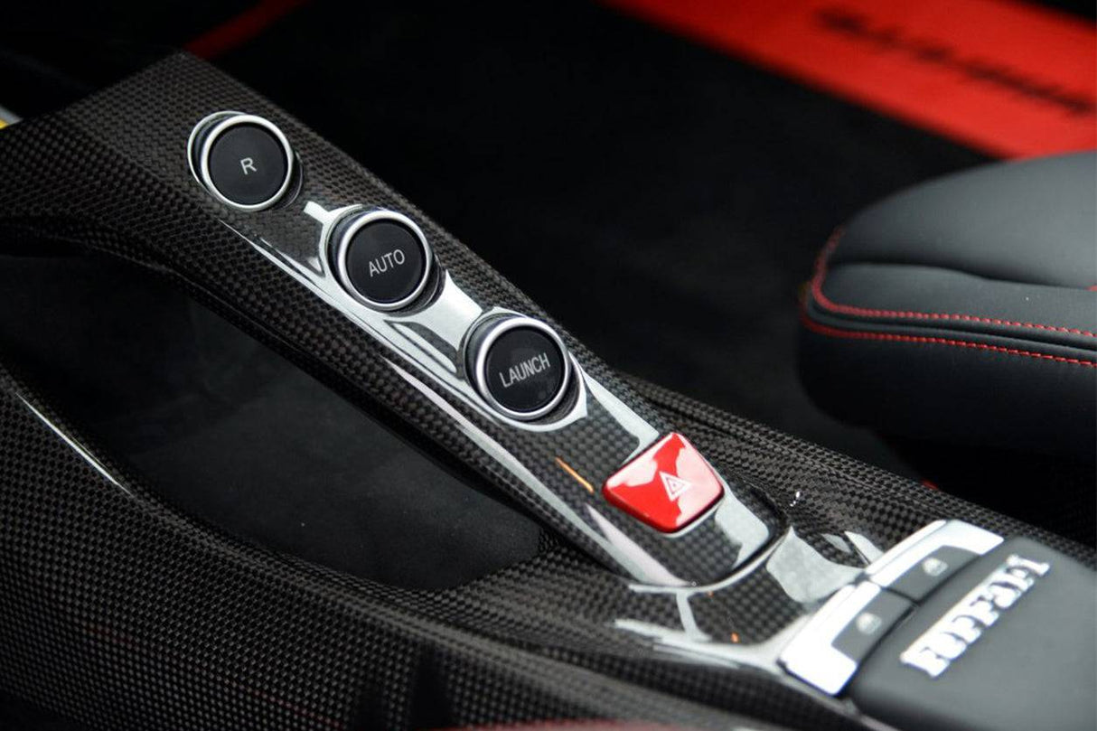 2015-2020 Ferrari 488 GTB Spider OE Style Dry Carbon Fiber Bridge Control