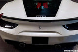 2015-2020 Ferrari 488 GTB BKSS Style Carbon Fiber Trunk Spoiler