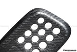 2015-2020 Ferrari 488 GTB Spider Dry Carbon Fiber Rear Black Light Cover (No camera hole)