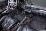 2015-2020 Ferrari 488 GTB Spider Dry Carbon Fiber Bridge Support Windows Switches Panel