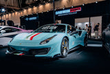 2015-2020 Ferrari 488 Pista | GTB | Spider OEM Style Carbon Fiber Side Skirts