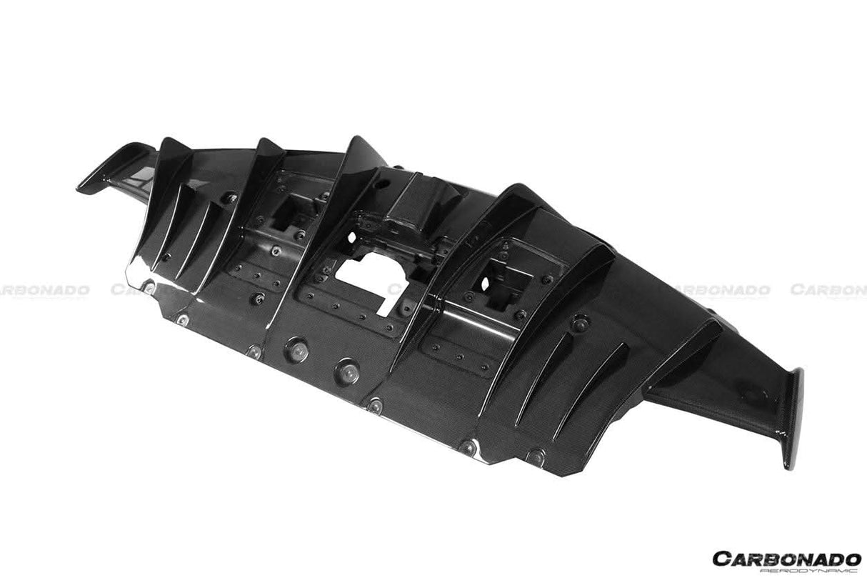 2018-2020 Ferrari 488 Pista OEM Style Carbon Fiber Rear Diffuser