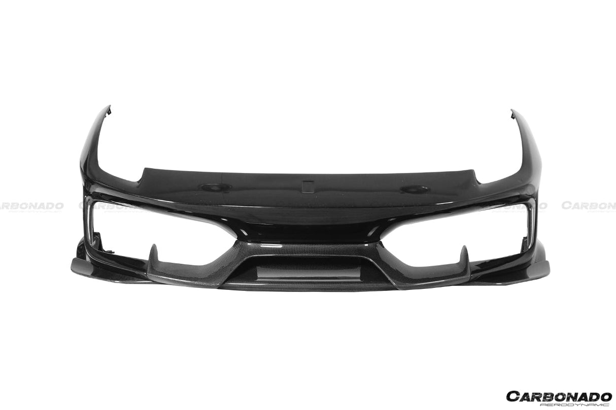 2018-2020 Ferrari 488 Pista OEM Style Part Carbon Fiber Front Bumper