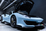 2015-2020 Ferrari 488 GTB | Spider Pista Style Carbon Fiber Quarter Panel Side Scoops