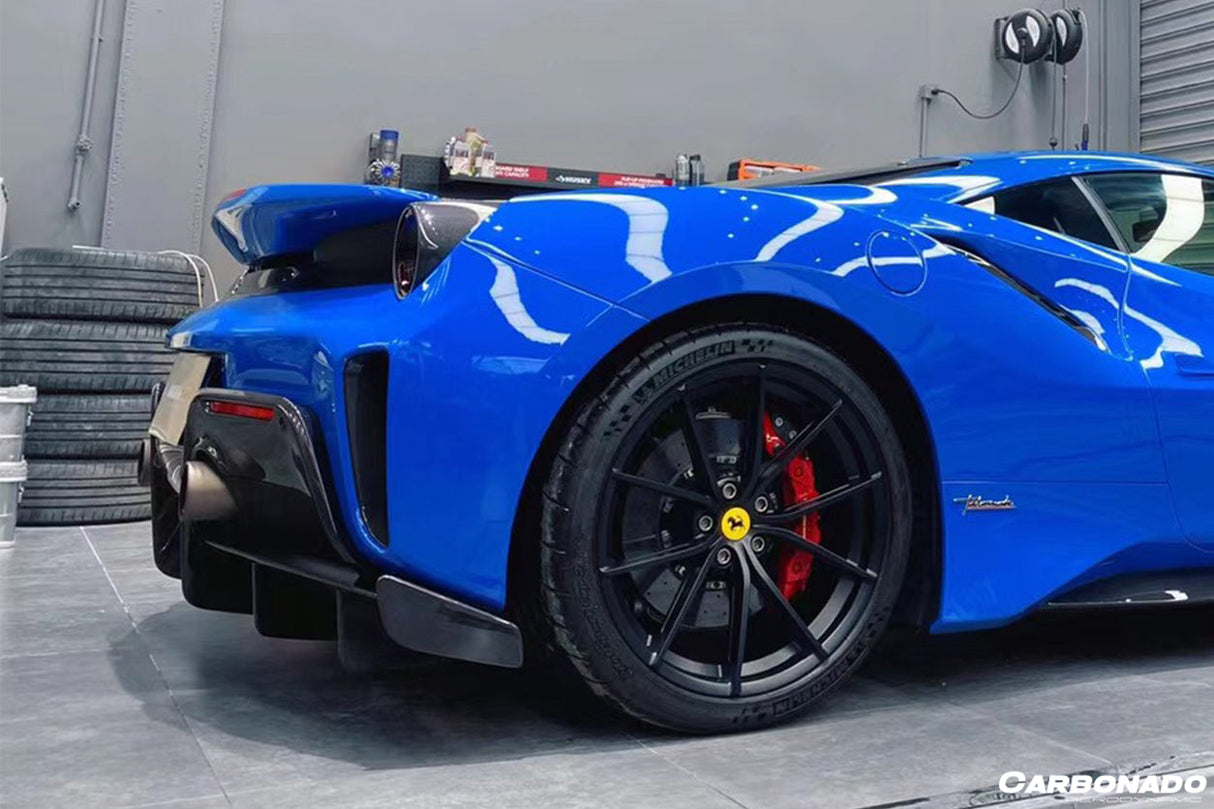 2018-2020 Ferrari 488 Pista OEM Style Carbon Fiber Rear Diffuser