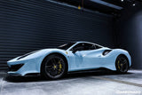 2015-2020 Ferrari 488 GTB | Spider Pista Style Carbon Fiber Quarter Panel Side Scoops