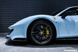 2015-2020 Ferrari 488 Pista | GTB | Spider OEM Style Carbon Fiber Side Skirts