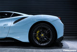 2015-2020 Ferrari 488 Pista | GTB | Spider OEM Style Carbon Fiber Side Skirts