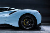 2015-2020 Ferrari 488 GTB | Spider Pista Style Carbon Fiber Quarter Panel Side Scoops