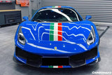 2018-2020 Ferrari 488 Pista OEM Style Part Carbon Fiber Front Bumper