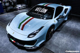 2015-2020 Ferrari 488 GTB | Spider Pista Style Carbon Fiber Quarter Panel Side Scoops