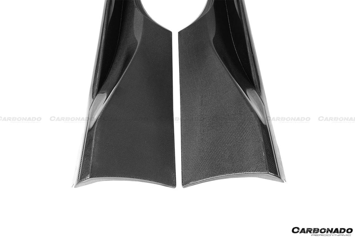2015-2020 Ferrari 488 Pista | GTB | Spider OEM Style Carbon Fiber Side Skirts