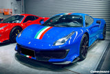 2018-2020 Ferrari 488 Pista OEM Style Part Carbon Fiber Front Bumper