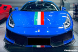 2018-2020 Ferrari 488 Pista OEM Style Part Carbon Fiber Front Bumper