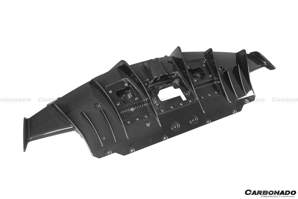 2018-2020 Ferrari 488 Pista OEM Style Carbon Fiber Rear Diffuser