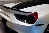 2015-2020 Ferrari 488 GTB BKSS Style Carbon Fiber Trunk Spoiler