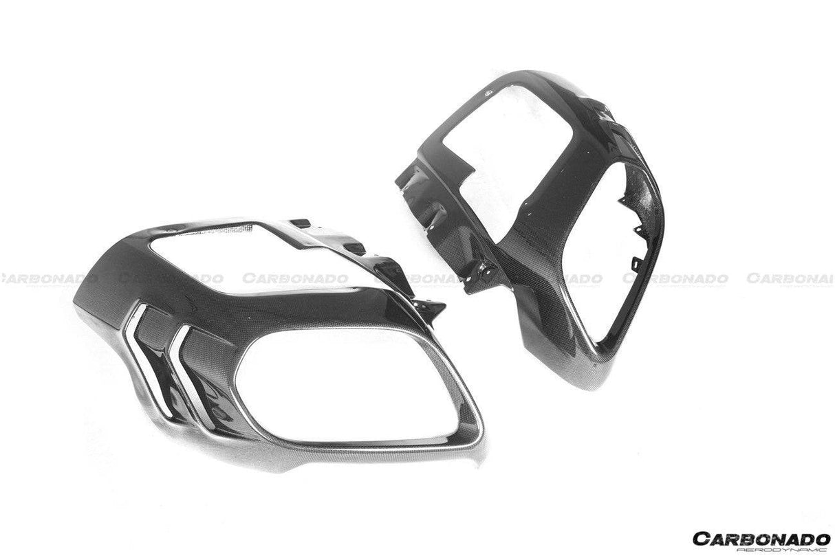2017-2026 Ferrari 812 Superfast MSY Style DRY Carbon Fiber Rear Diffuser with Light