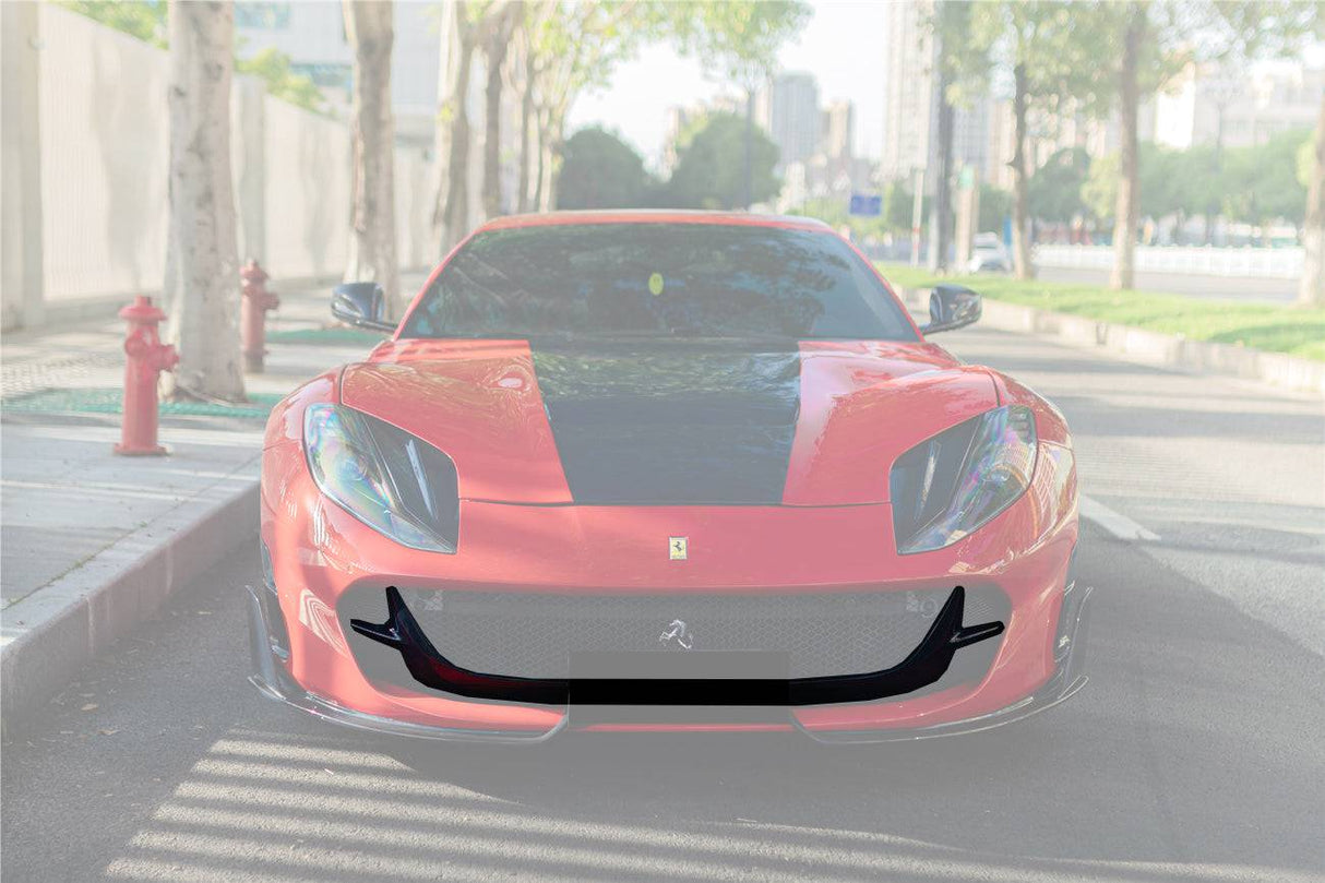 2017-2026 Ferrari 812 Superfast GTS MSY Style DRY Carbon Fiber Front Bumper Air Vent