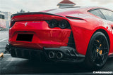2017-2026 Ferrari 812 Superfast MSY Style DRY Carbon Fiber Rear Diffuser with Light