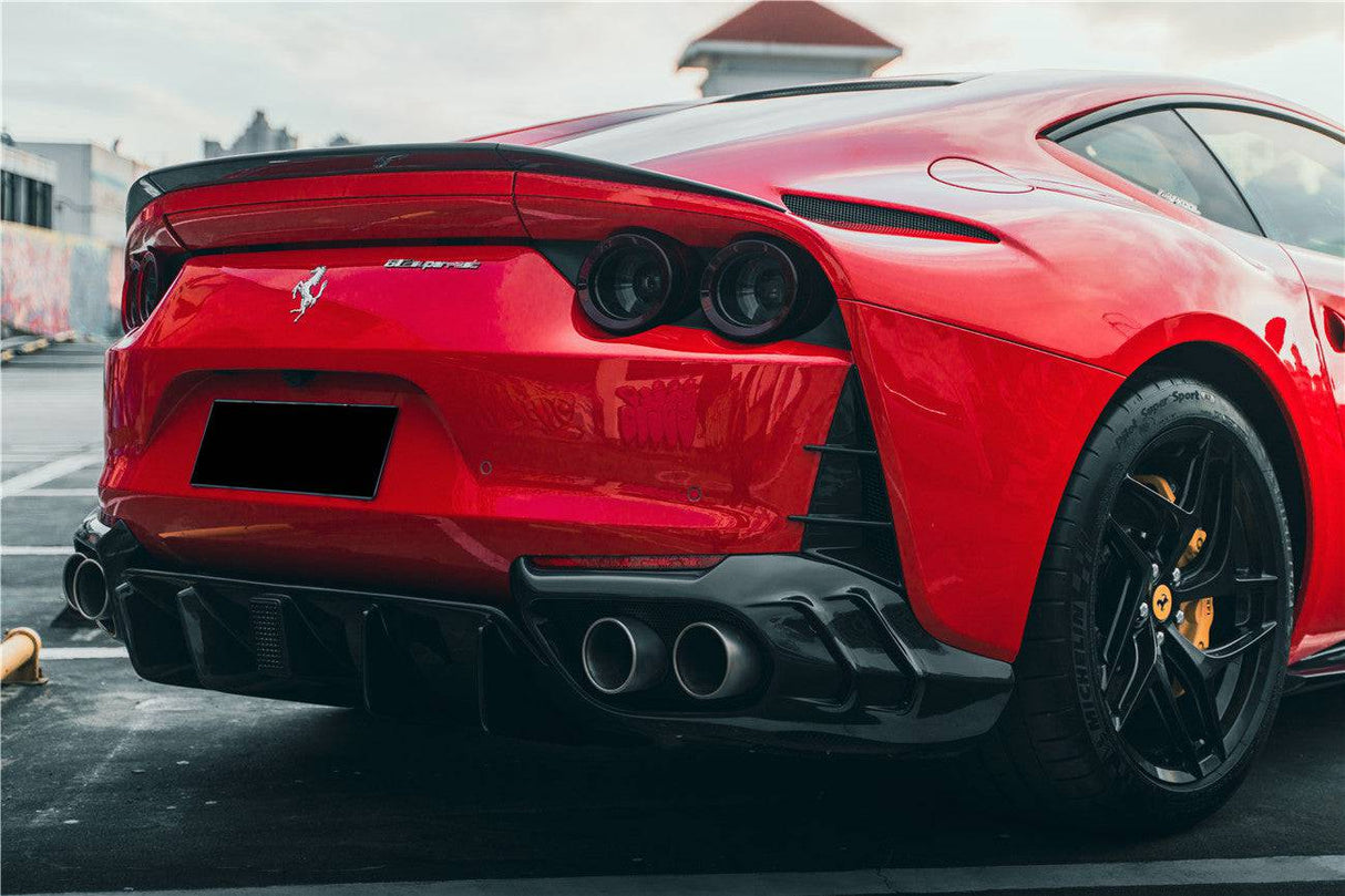 2017-2026 Ferrari 812 Superfast MSY Style DRY Carbon Fiber Trunk Spoiler