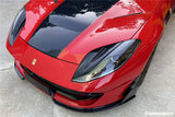 2017-2026 Ferrari 812 Superfast GTS MSY Style DRY Carbon Fiber HeadLights Air Vents