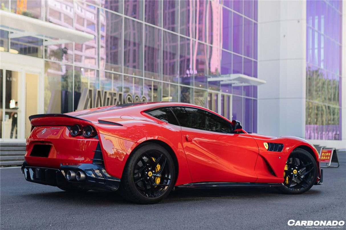 2017-2026 Ferrari 812 Superfast GTS MSY Style DRY Carbon Fiber Rear Bumper Vents