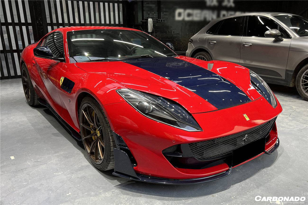 2017-2026 Ferrari 812 Superfast GTS MSY Style DRY Carbon Fiber Front Lip