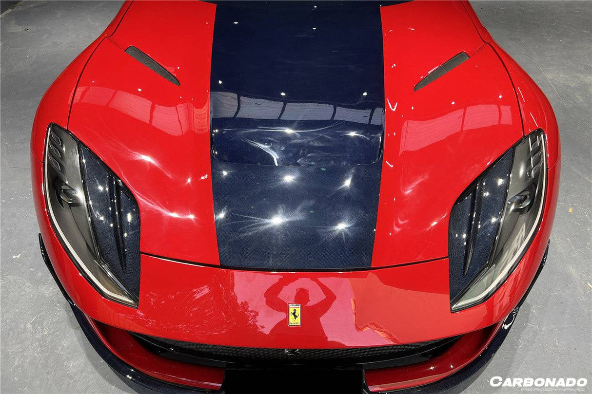 2017-2026 Ferrari 812 Superfast GTS MSY Style DRY Carbon Fiber HeadLights Air Vents