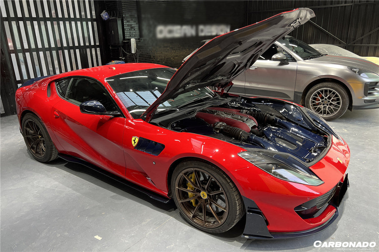 2017-2026 Ferrari 812 Superfast GTS MSY Style DRY Carbon Fiber Side Skirts