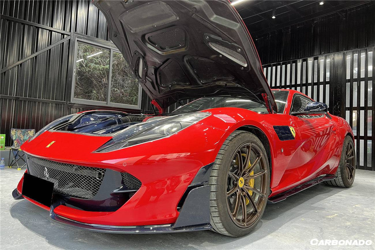 2017-2026 Ferrari 812 Superfast GTS MSY Style DRY Carbon Fiber Front Lip