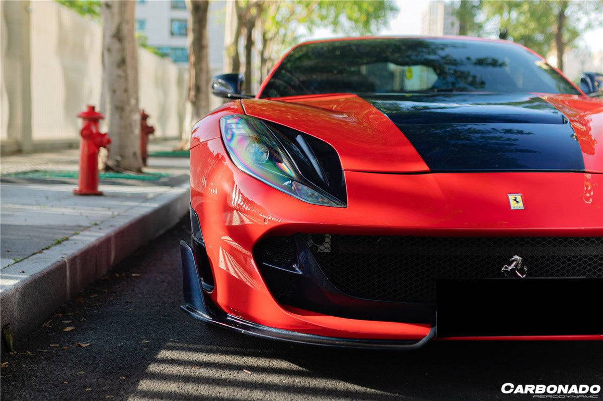 2017-2026 Ferrari 812 Superfast GTS MSY Style DRY Carbon Fiber Front Lip