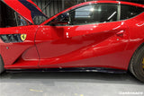 2017-2026 Ferrari 812 Superfast GTS MSY Style DRY Carbon Fiber Side Skirts