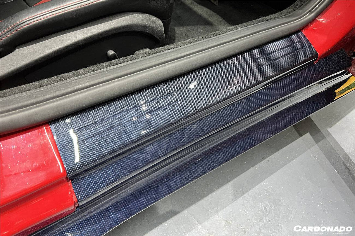 2017-2026 Ferrari 812 Superfast GTS OE Style DRY Carbon Fiber Door Sills