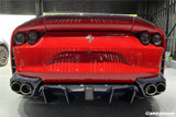2017-2026 Ferrari 812 Superfast MSY Style DRY Carbon Fiber Rear Diffuser with Light