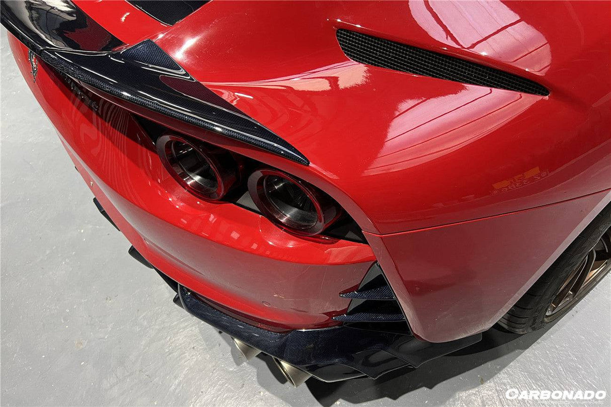 2017-2026 Ferrari 812 Superfast MSY Style DRY Carbon Fiber Trunk Spoiler