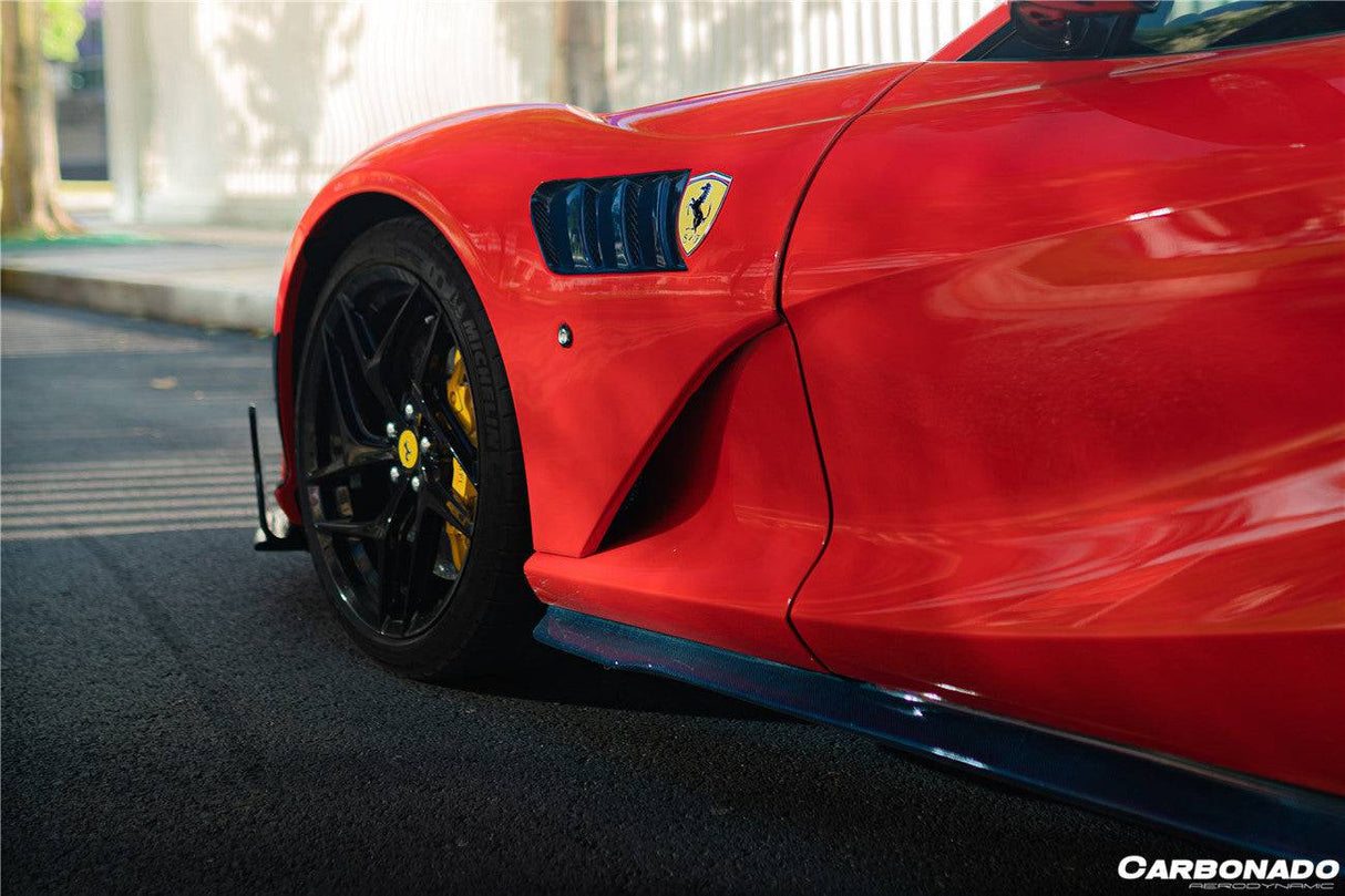 2017-2026 Ferrari 812 Superfast GTS MSY Style DRY Carbon Fiber Side Skirts