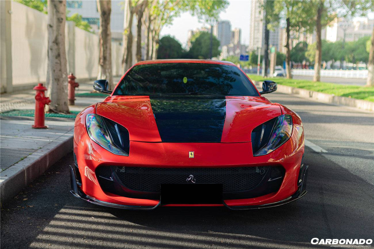 2017-2026 Ferrari 812 Superfast GTS MSY Style DRY Carbon Fiber HeadLights Air Vents