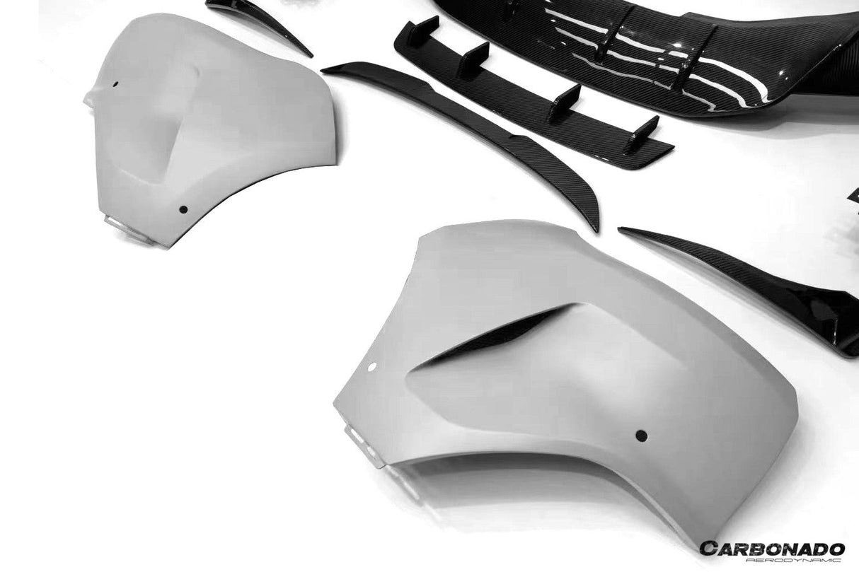 2021-2024 Aston Martin DBX 707 Style Dry Carbon Fiber Rear Bumper with  Exhaust tips