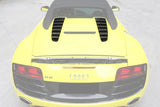2009-2015 Audi R8 Spyder OE Style Carbon Fiber Trunk Air Scoop Cover