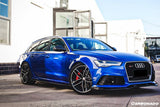 2013-2018 Audi RS6 Avant OE Style Carbon Fiber Front Bumper Caps