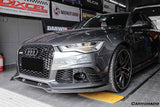 2013-2018 Audi RS6 C7 Avant BS Style Carbon Fiber Front Bumper Vent Caps